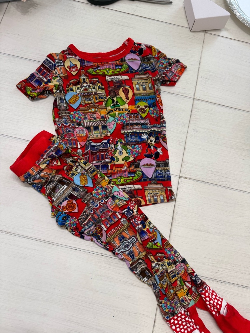 Sugar Swan 3T Magic on Main Street Pajama Set